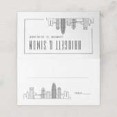 Charlotte Wedding | Tabelnaam Kaarten plaatsen Plaatskaartje (Buitenkant ongevouwen)