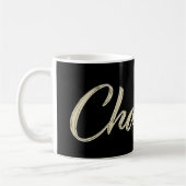 Charlotte white gold Handwriting Tasse Kaffeetasse Koffiemok (Links)