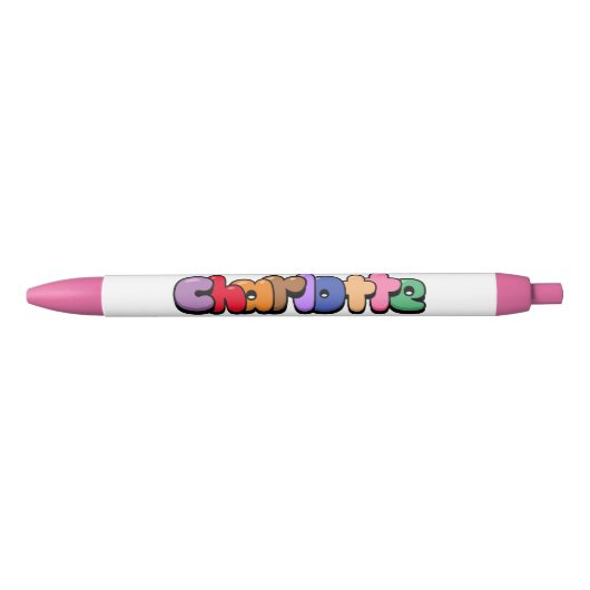 Charlotte Zwarte Inkt Pen (Voorkant)