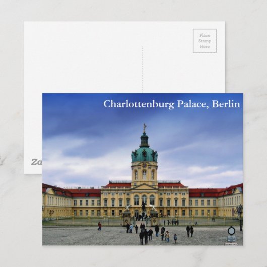 Charlottenburg Palace, Berlijn Briefkaart (Voorkant / Achterkant)