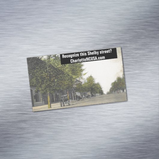 CharlotteNCUSA.com Visitekaartje Magnet Magnetisch Visitekaartje (Voorbeeld)