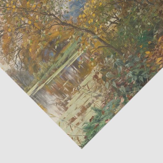 Charlottendun Forest by Peder Mork Monsted Tissuepapier (Detail)