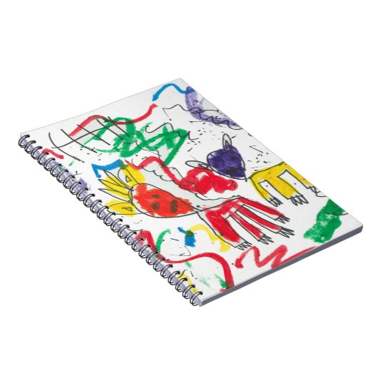 Charlotte's Basquiat inspireerde kunst Notitieboek (Rechterzijde)