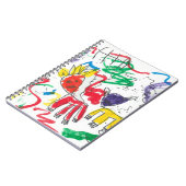 Charlotte's Basquiat inspireerde kunst Notitieboek (Linkerzijde)