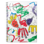 Charlotte's Basquiat inspireerde kunst Notitieboek (Voorkant)