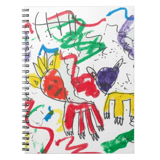 Charlotte's Basquiat inspireerde kunst Notitieboek (Voorkant)