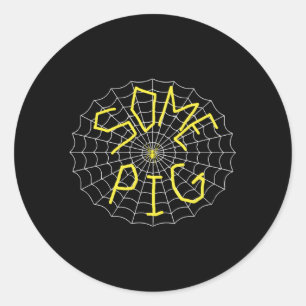 Charlotte's een spinnenweb ronde sticker