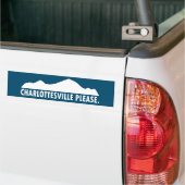 Charlottesville alsjeblieft bumpersticker (Op Truck)