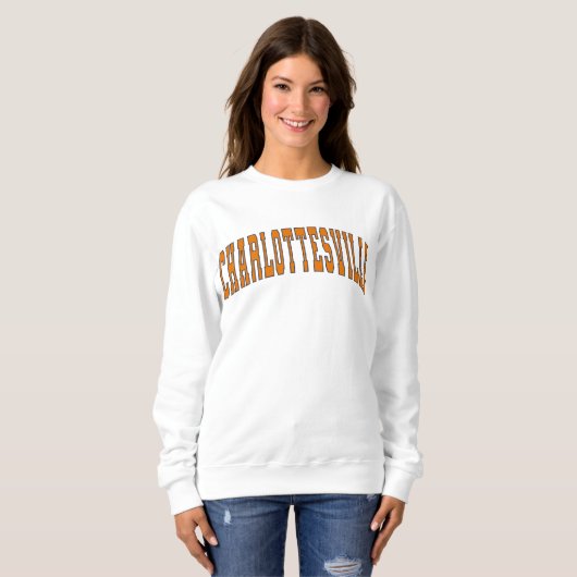 Charlottesville  Varsity College Style Trui (Voorkant volledig)