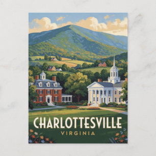 Charlottesville Virginia Blue Ridge Reizen Briefkaart