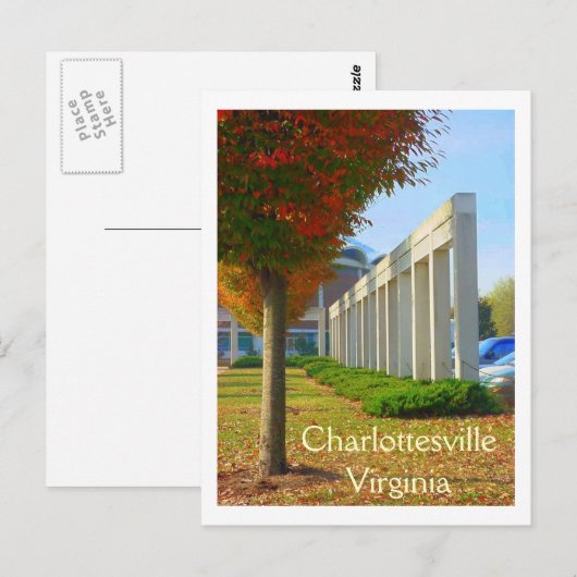 Charlottesville Virginia Briefkaart (Voorkant / Achterkant)