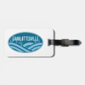 Charlottesville Virginia buitenshuis Bagagelabel (Achterkant horizontaal)