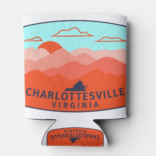 Charlottesville Virginia Outdoor Blikjeskoeler (Achterkant)