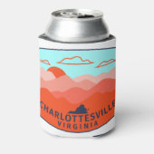 Charlottesville Virginia Outdoor Blikjeskoeler (Blikje Achterkant)