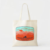 Charlottesville Virginia Outdoor Tote Bag (Voorkant)