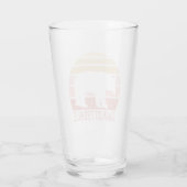 Charlottesville Virginia Retro-Beer Glas (Achterkant)