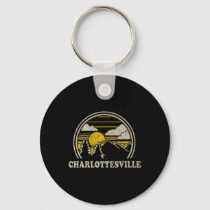 Charlottesville Virginia Va T-shirt vintage wandel Sleutelhanger