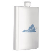 Charlottesville Virginia Wood Plaque Flacon (Rechts)