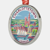 Charlottetown Canada Metalen Ornament (Links)