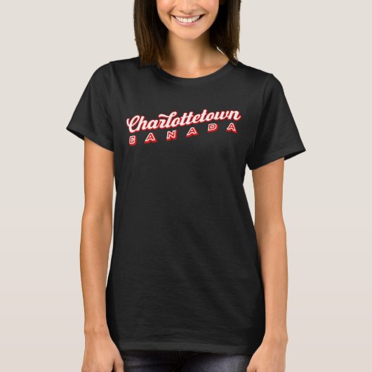 Charlottetown Canada T-shirt (Voorkant)
