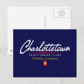 Charlottetown-script Briefkaart (Voorkant / Achterkant)