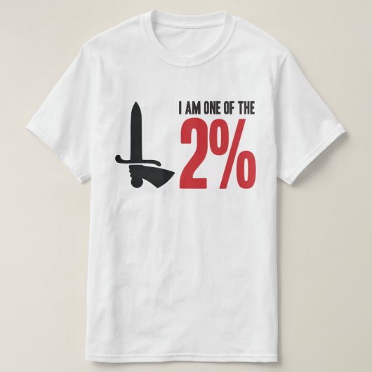 Charlton Athletic 2% Red en Black T-shirt (Design voorkant)