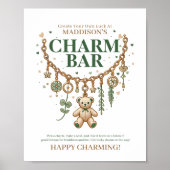 Charm Bar Baby Shower Bordje Poster (Voorkant)