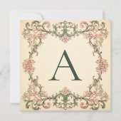 Charm Blooms: Monogrammed Note Kaarten (Voorkant)