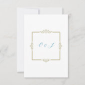  Charm Bruiloft RSVP Kaart (Voorkant)