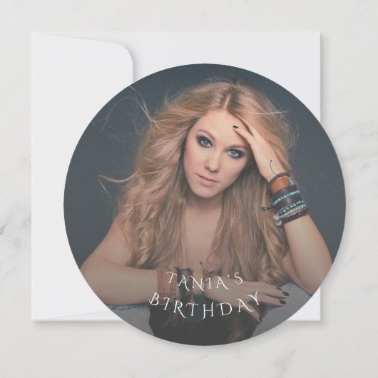 Charm Burgundy Bloemen Goud Marmer Foto Verjaardag Save The Date (Achterkant)