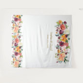 Charm Burgundy Blush Bloemstuk Fotocabine Achtergr Wandkleed (Voorkant (horizontaal))