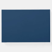 Charm Burgundy Floral Hexagon Lijst Wedding Gastenboek (Achterkant)