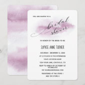 Charm Calligrafie Roze Aquarel Vrijgezellenfeest Kaart (Voorkant / Achterkant)