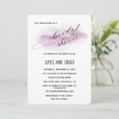 Charm Calligrafie Roze Aquarel Vrijgezellenfeest Kaart (Staand voorkant)