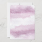 Charm Calligrafie Roze Aquarel Vrijgezellenfeest Kaart (Achterkant)