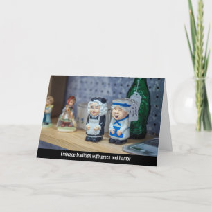  Charm - Chef & Maid Figurine Set Bedankkaart