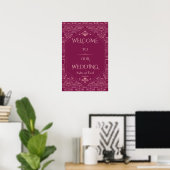 Charm Cooper Great Gatsby Trouw Welkomstbord Poster (Thuiskantoor)