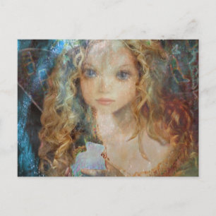 Charm - Fairy Angel met Fairy Dust Blessings Briefkaart