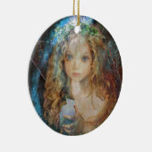 Charm - Fairy Angel met Fairy Dust Blessings Keramisch Ornament (Rechts)