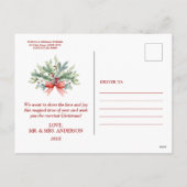 Charm Feestdagen Familie Foto Gold Kerst (Achterkant)