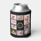 Charm Gold Family Foto Collage vaders dag Blikjeskoeler (Blikje Voorkant)