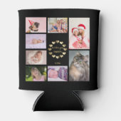 Charm Gold Family Foto Collage vaders dag Blikjeskoeler (Voorkant)