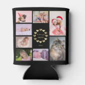 Charm Gold Family Foto Collage vaders dag Blikjeskoeler (Achterkant)