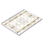 Charm Gold Great Gatsby Art Deco Wedding Planner Notitieboek (Linkerzijde)