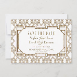 Charm Goud Zwart Great Gatsby Jaren 20 Save The Da Date