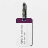 Charm Guidebook Bagagelabel (Achterkant verticaal)