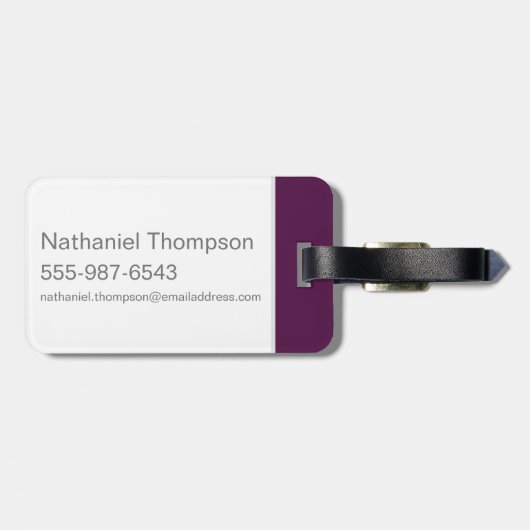 Charm Guidebook Bagagelabel (Achterkant horizontaal)