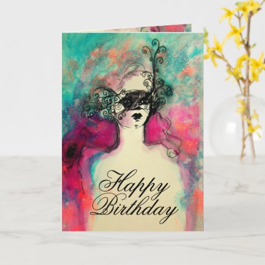 CHARM / Happy Birthday Kaart (Gele Bloem)