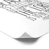 Charm is bedrieglijk en mooi, werkwoorden 31:30 poster (Hoek)