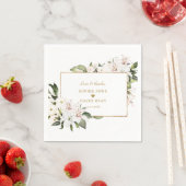 Charm Keizerlelies Goud 1e Verjaardag Doop   Servet (Insitu)